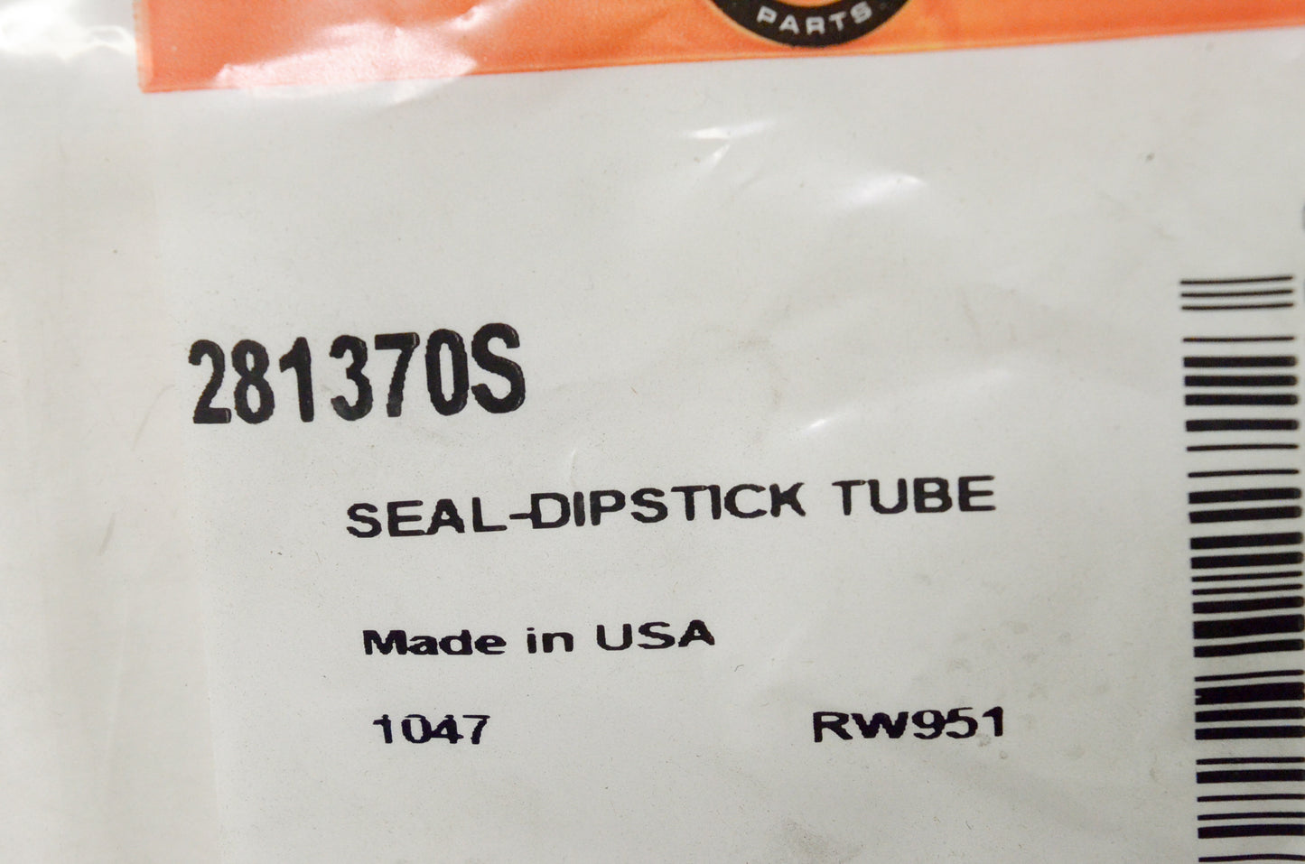 OEM Briggs & Stratton 281370S Dipstick Tube Seal NOS