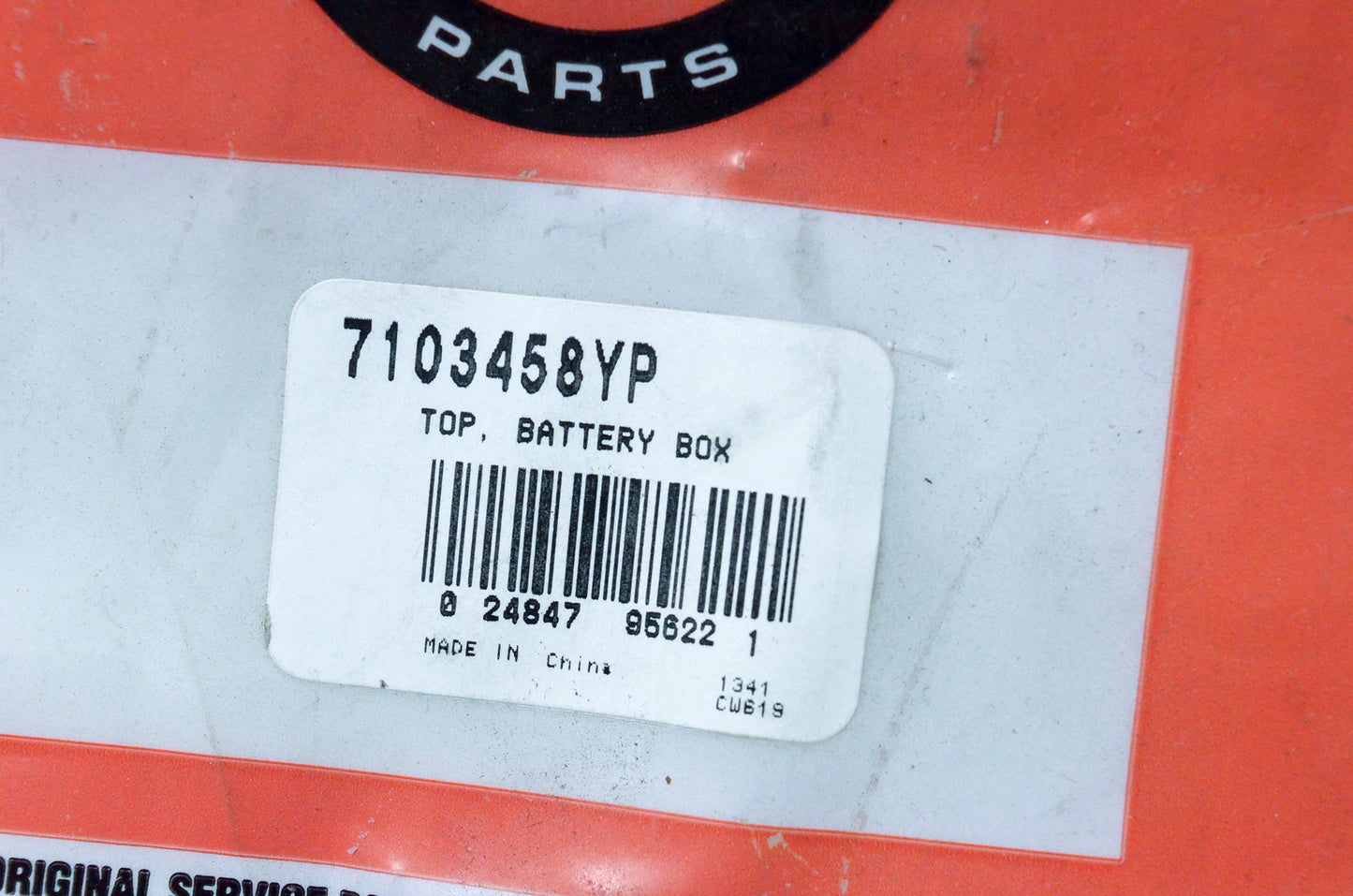 OEM Briggs & Stratton 7103458YP Battery Box Top NOS
