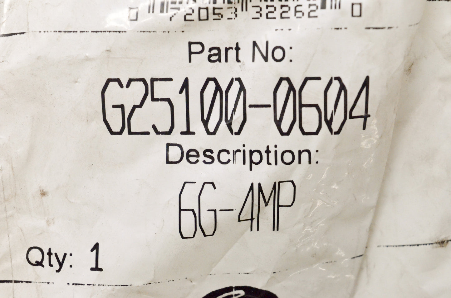 Gates G25100-0604 Hose End Fitting NOS