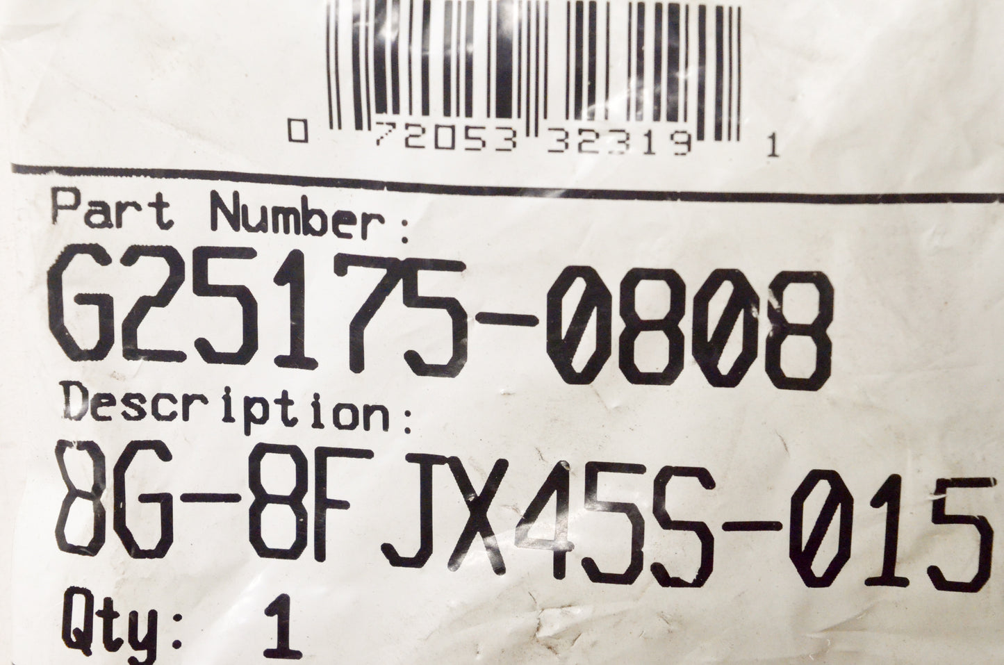 Gates G25175-0808 Hydraulic Hose Fitting NOS