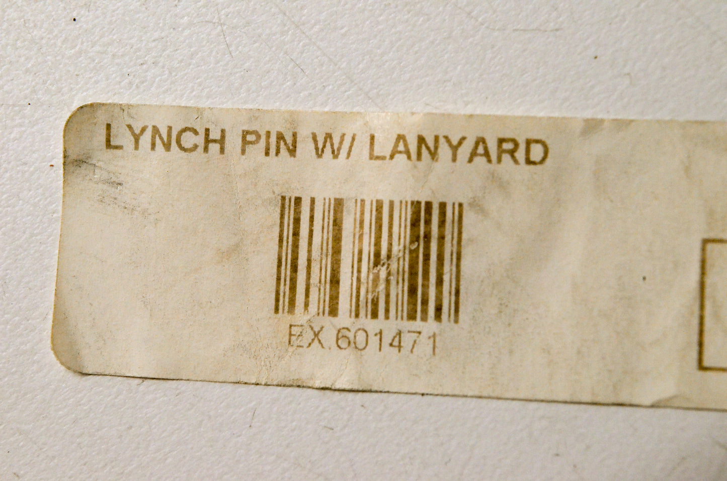 Hustler 601471 Lynch Pin w/ Lanyard NOS