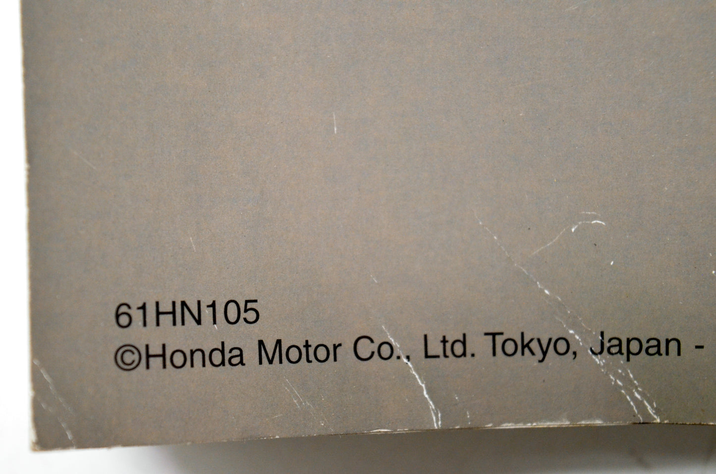 OEM Honda 61HN105 Service Manual TRX400EX 99-04