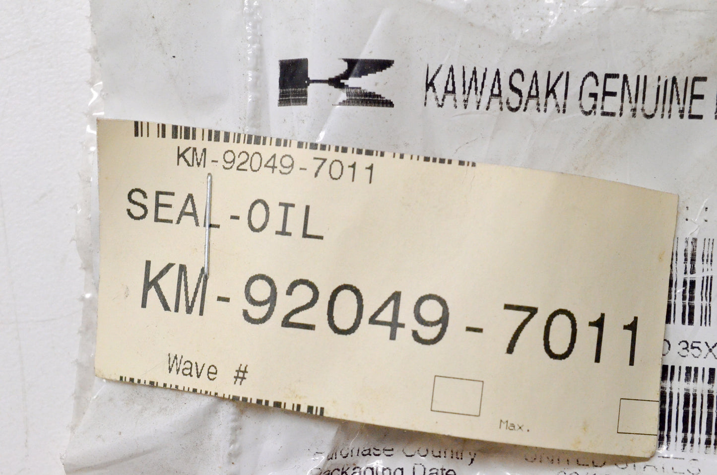 OEM Kawasaki 92049-7011 Oil Seal NOS