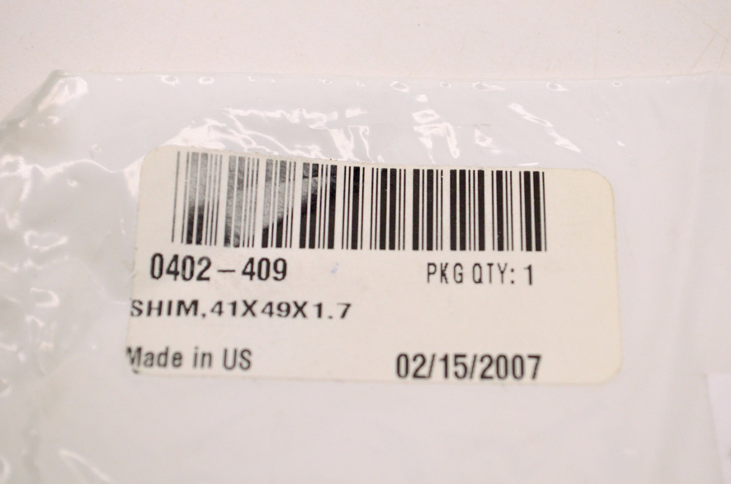 OEM Arctic Cat 0402-409 Shim NOS