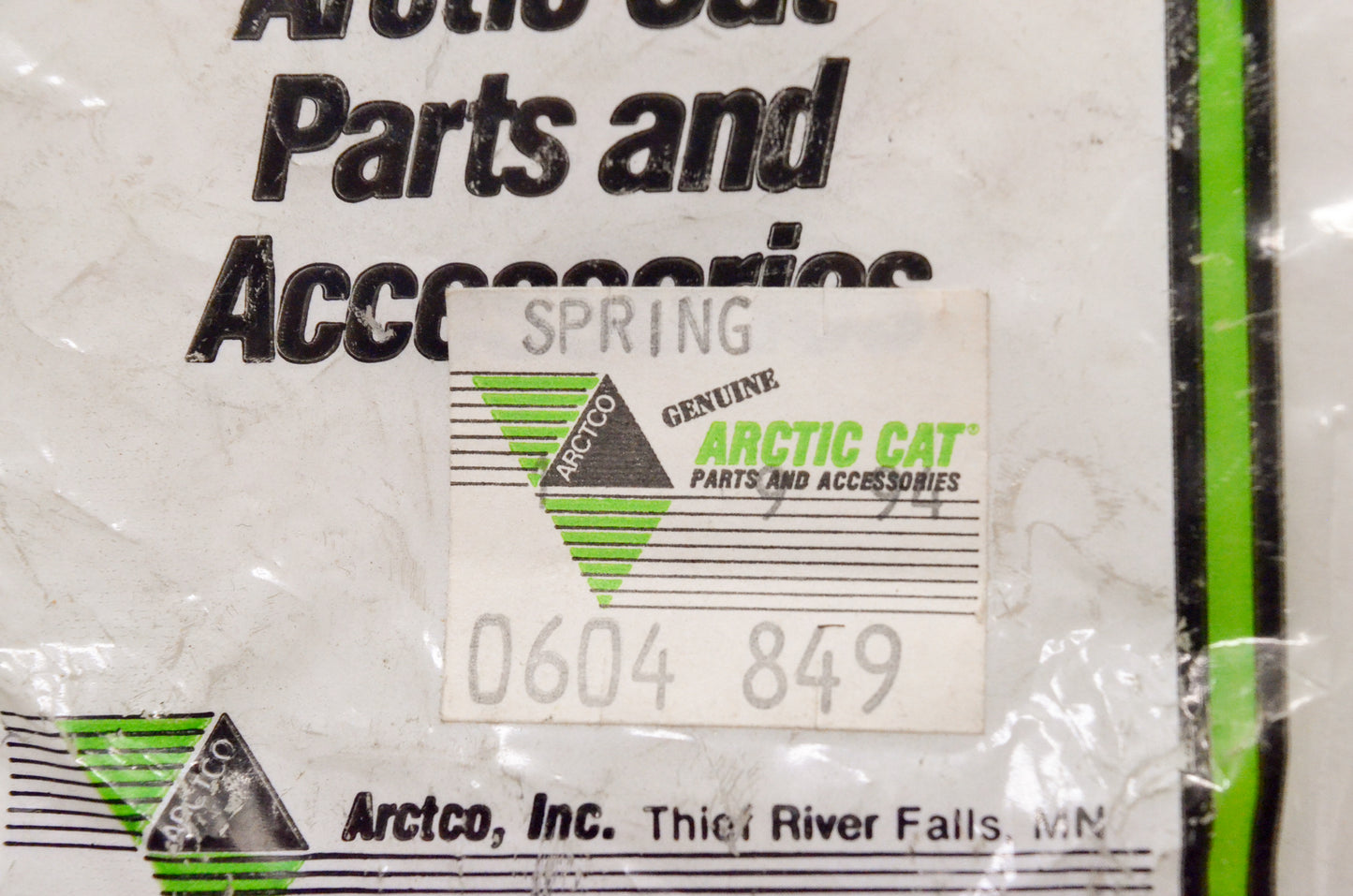 OEM Arctic Cat 0604-849 Spring NOS
