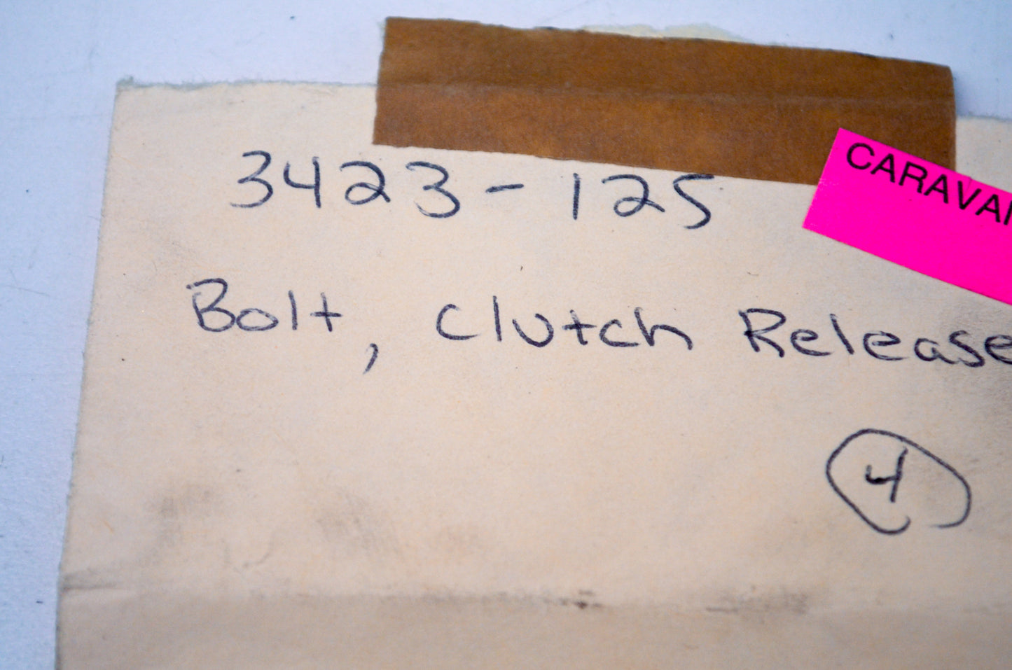 OEM Arctic Cat 3423-125 Clutch Release Bolt NOS
