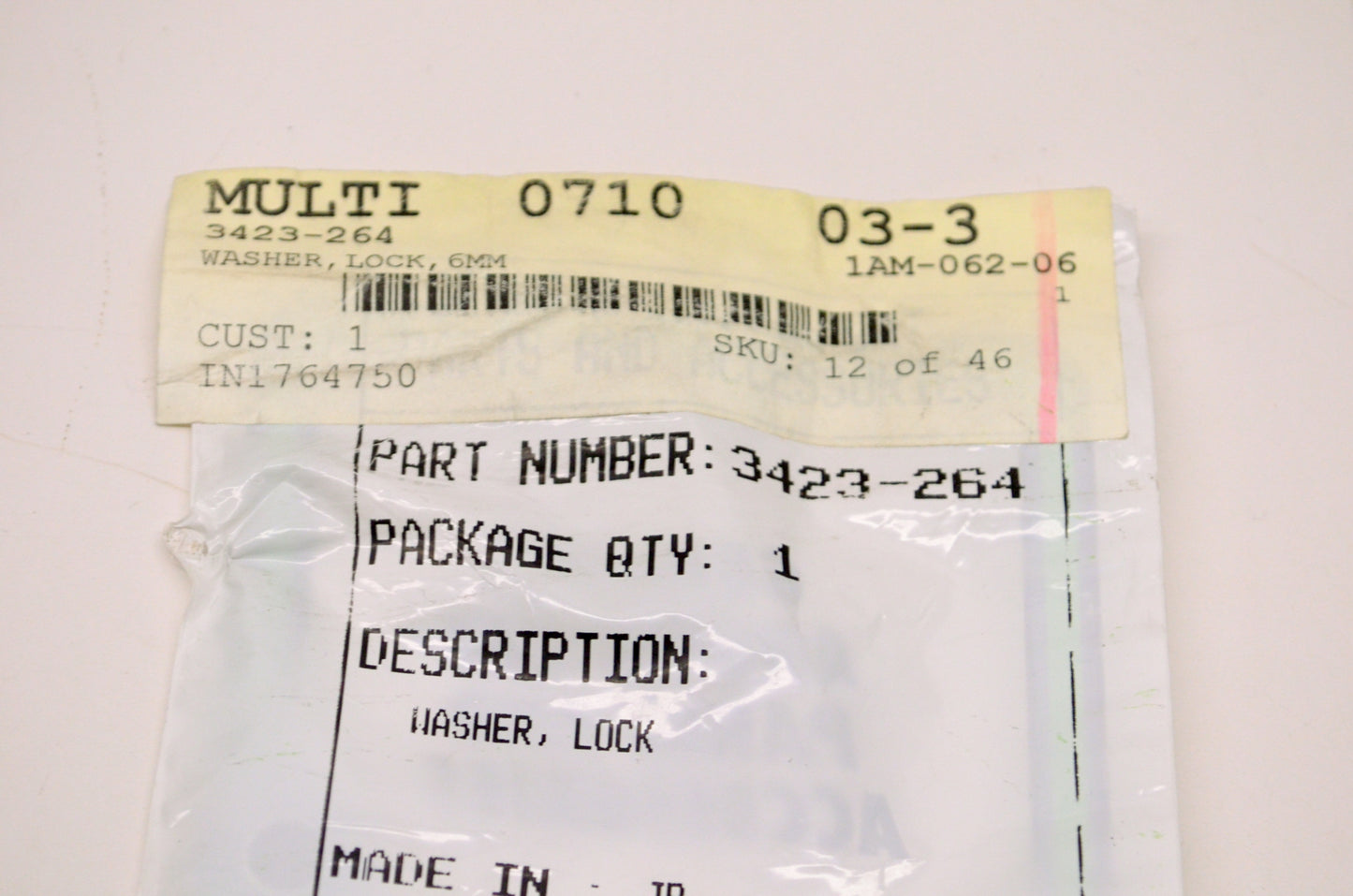 OEM Arctic Cat 3423-264 Washer 6mm QTY 8 NOS