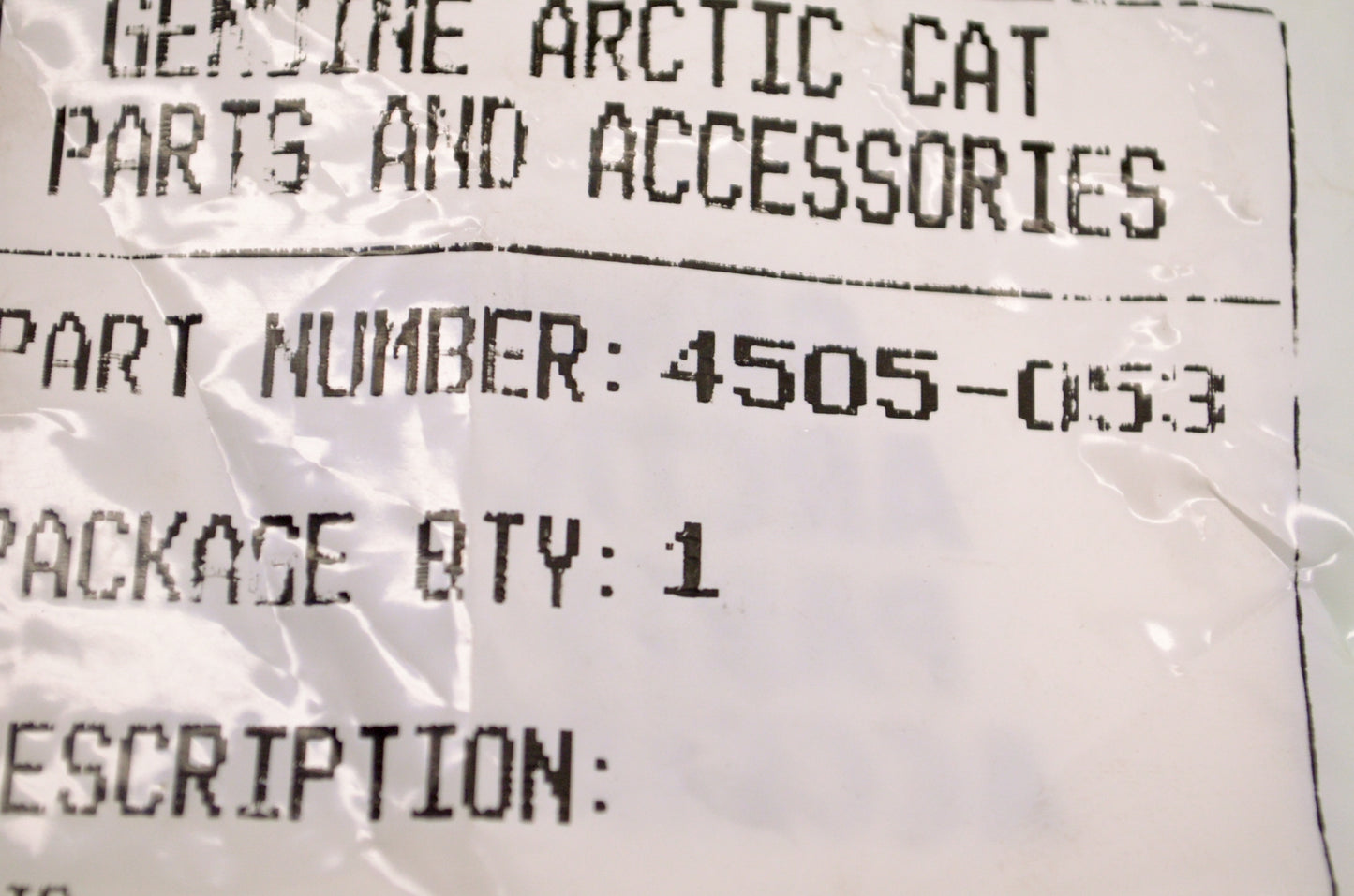 OEM Arctic Cat 4505-053 Clip NOS
