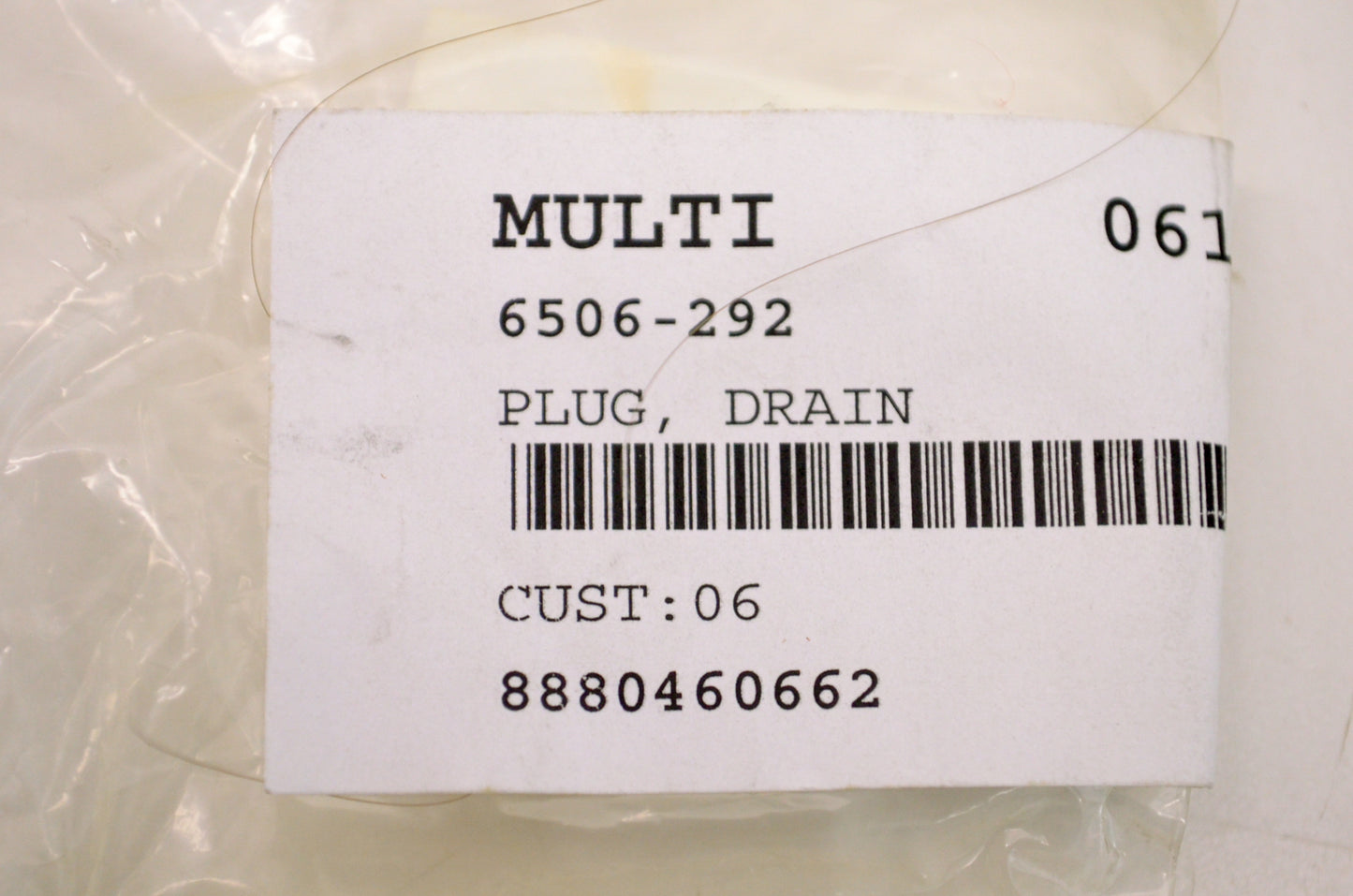 OEM Arctic Cat 6506-292 Drain Plug NOS