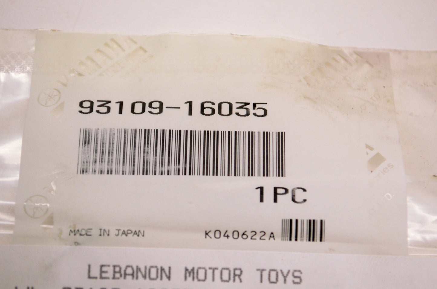 OEM Yamaha 93109-16035-00 Oil Seal NOS