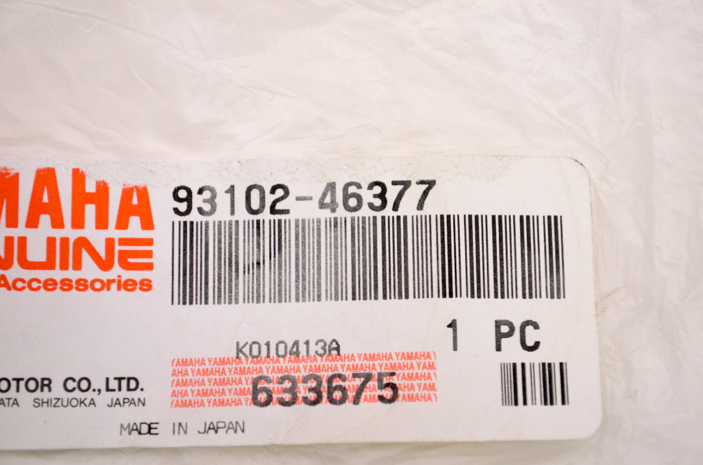 OEM Yamaha 93102-46377-00 Oil Seal NOS