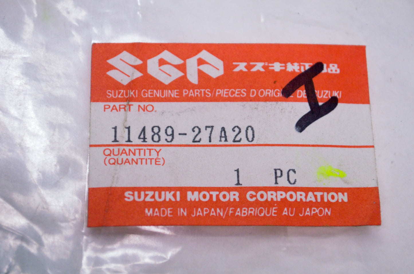OEM Suzuki 11489-27A20 Oil Pan Gasket NOS