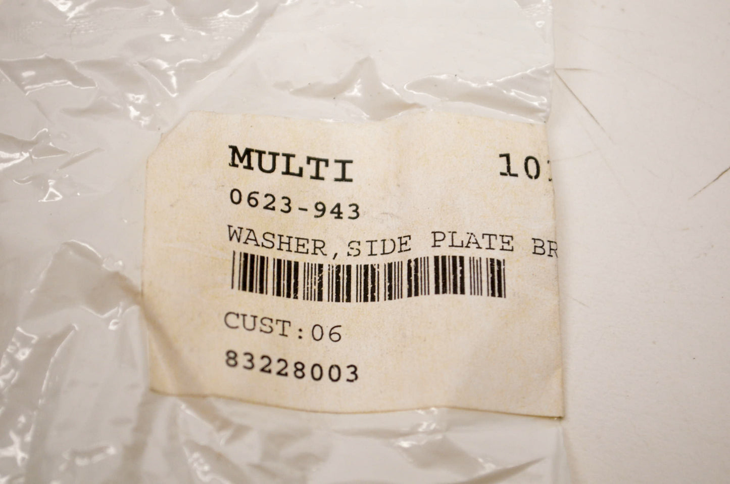 OEM Arctic Cat 0623-943 Side Plate Brace Washer NOS