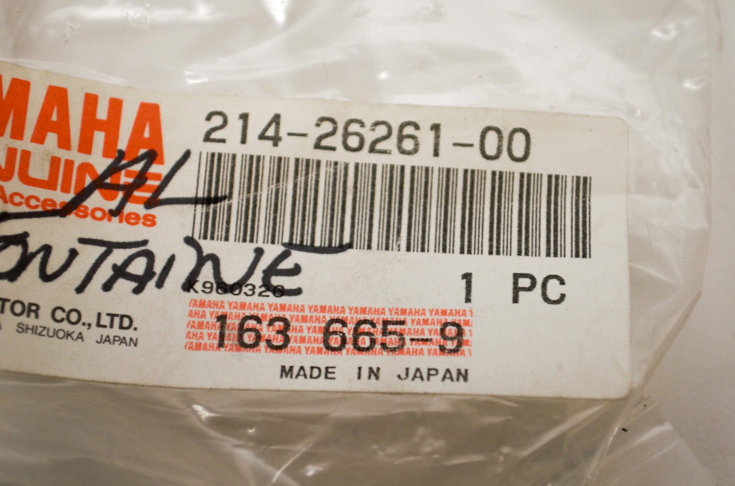 OEM Yamaha 214-26261-00-00 Throttle Cable Joint Connector NOS