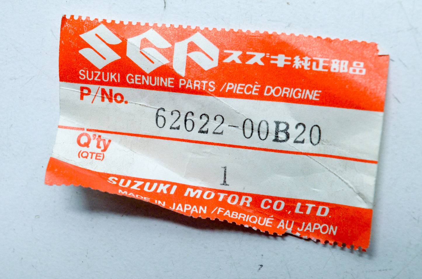 OEM Suzuki 62622-00B20 Rear Cushion Rod Bolt NOS