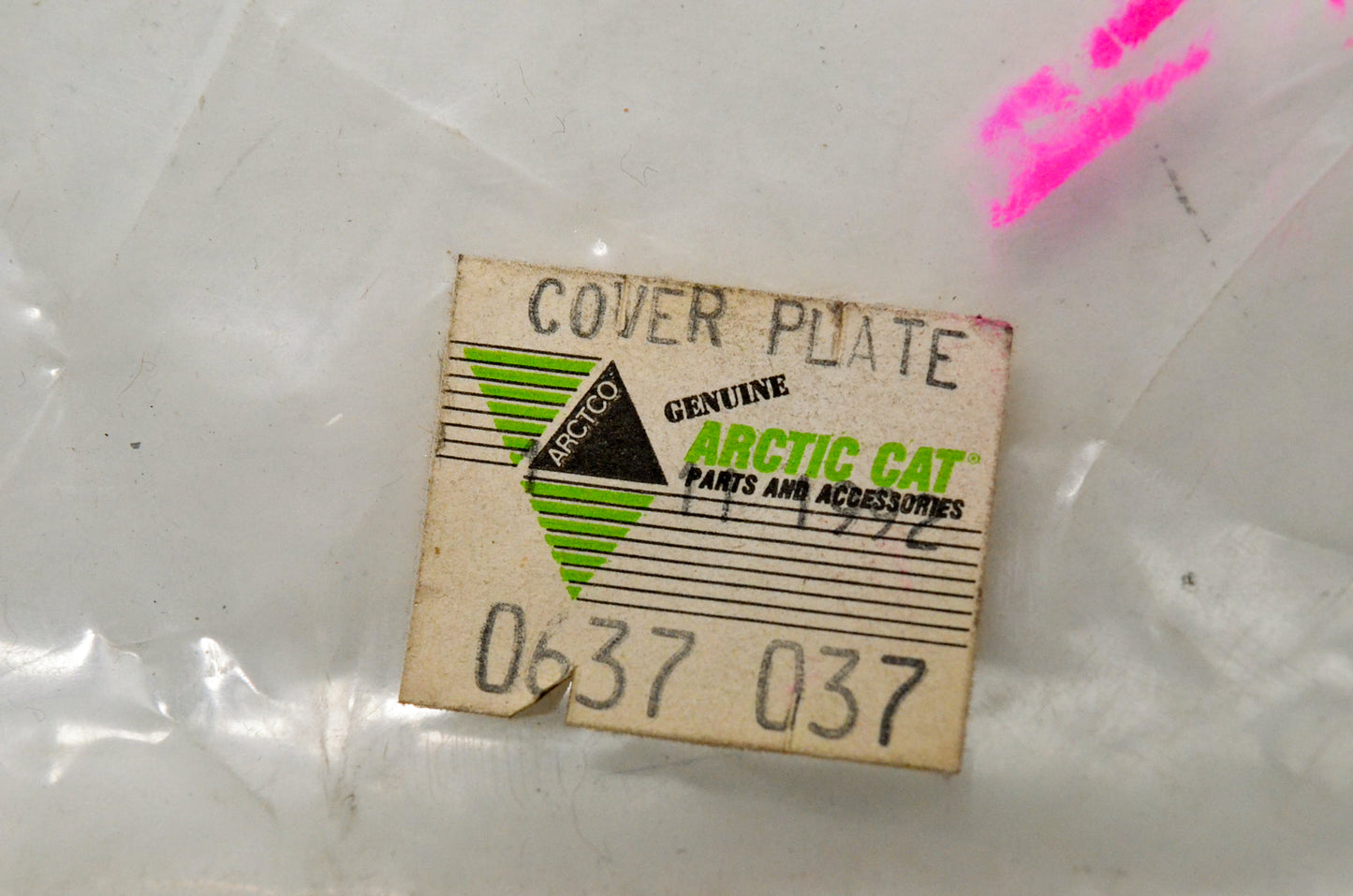OEM Arctic Cat 0637-037 Clutch Cover Plate Kit NOS