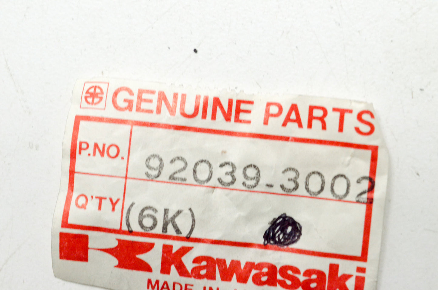 OEM Kawasaki 92039-3002 Hull Rivet NOS