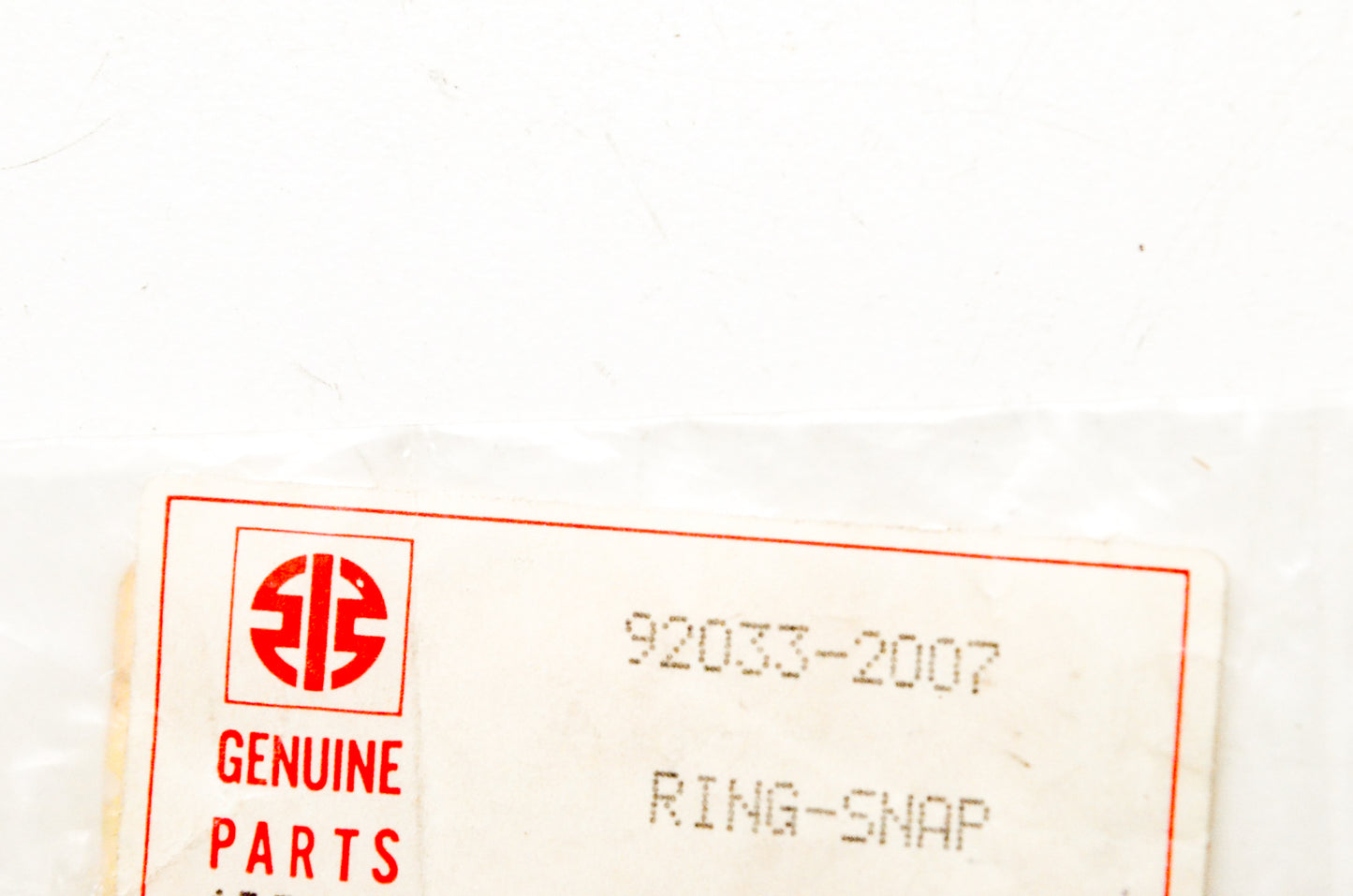 OEM Kawasaki 92033-2007 Snap Ring NOS
