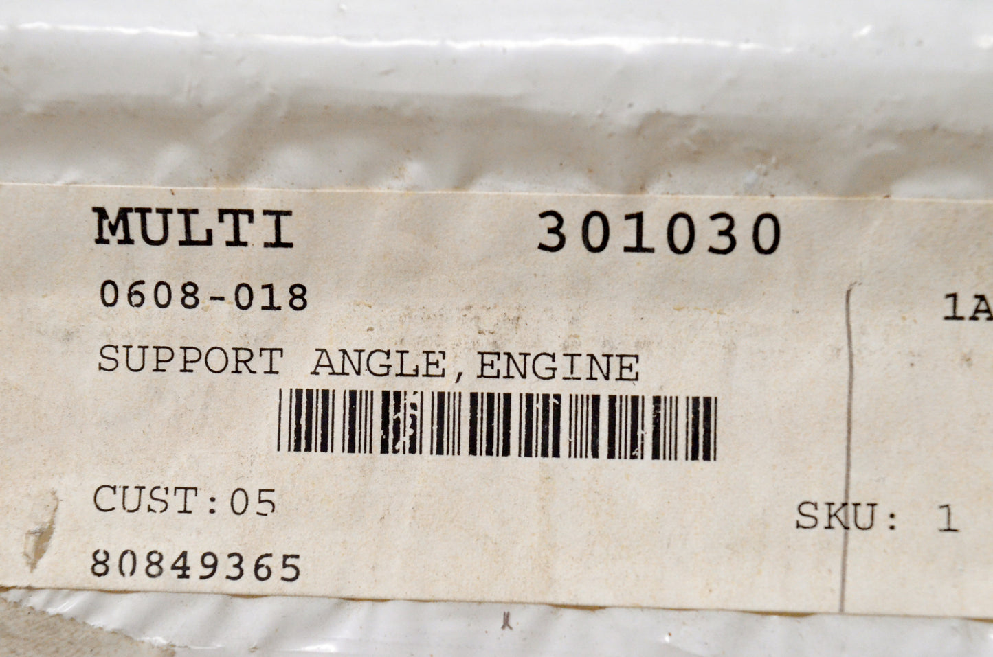 OEM Arctic Cat 0608-018 Engine Support Angle NOS