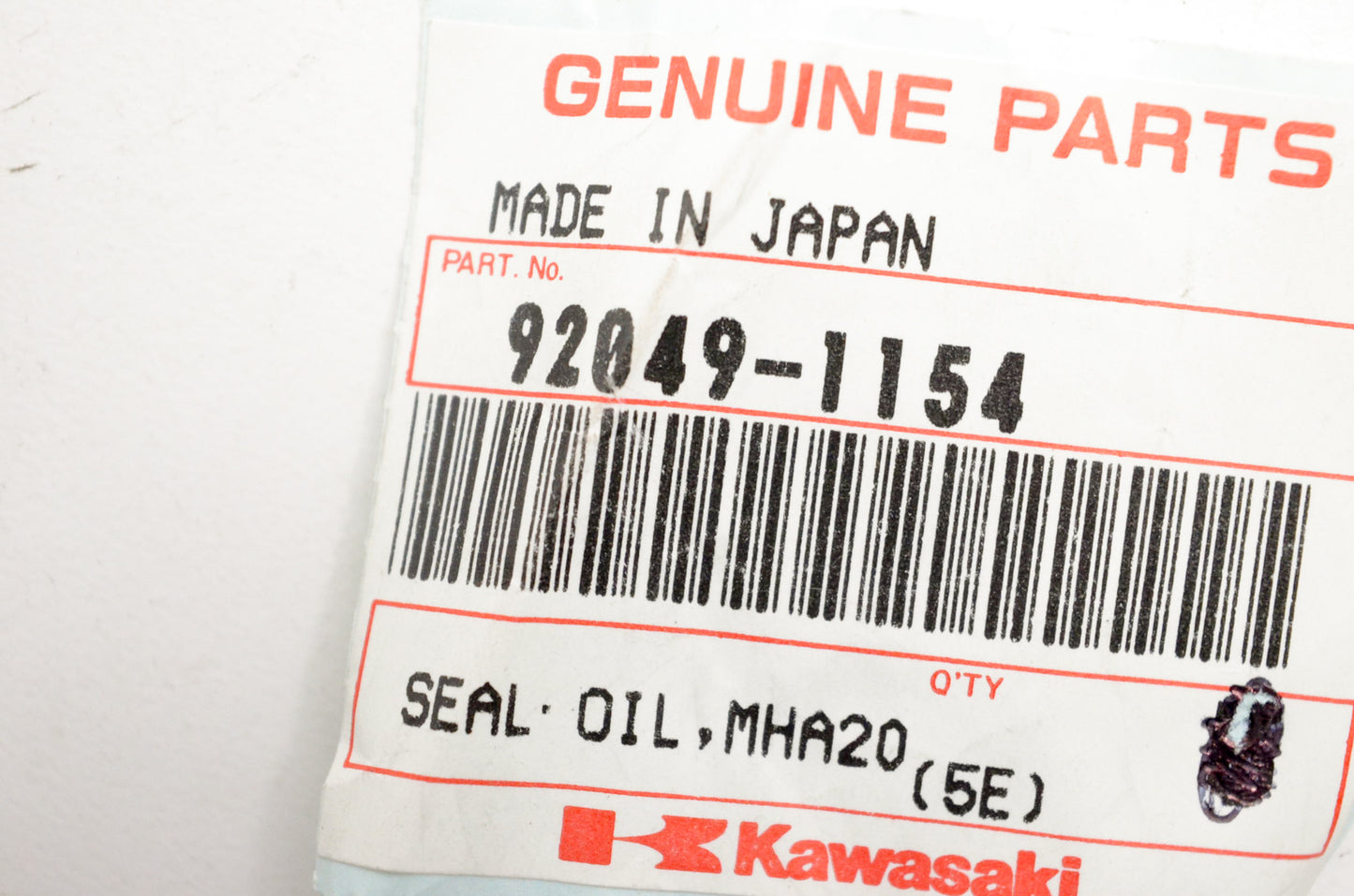 OEM Kawasaki 92049-1154 Oil Seal 20265.2F NOS