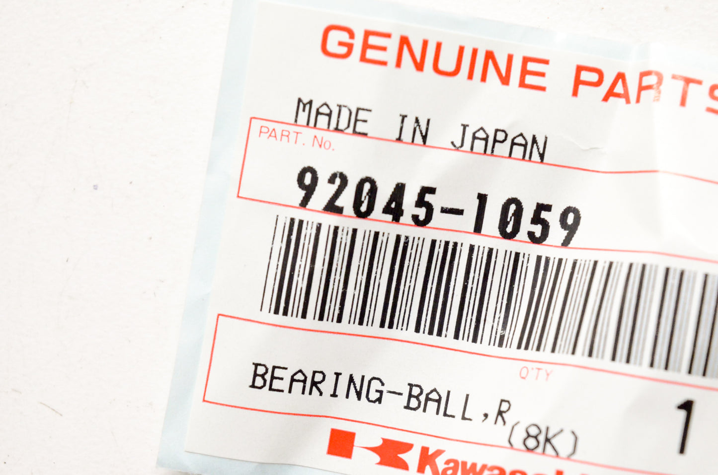 OEM Kawasaki 92045-1059 Right Ball Bearing NOS