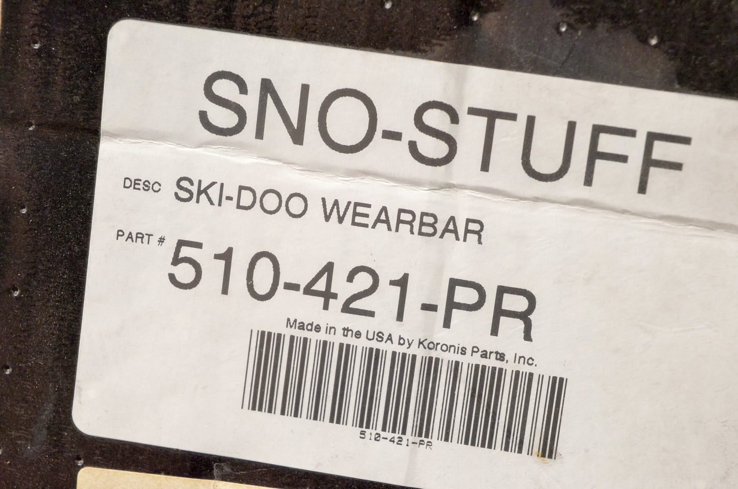 Sno-Stuff 510-421-PR Wearbar Kit NOS