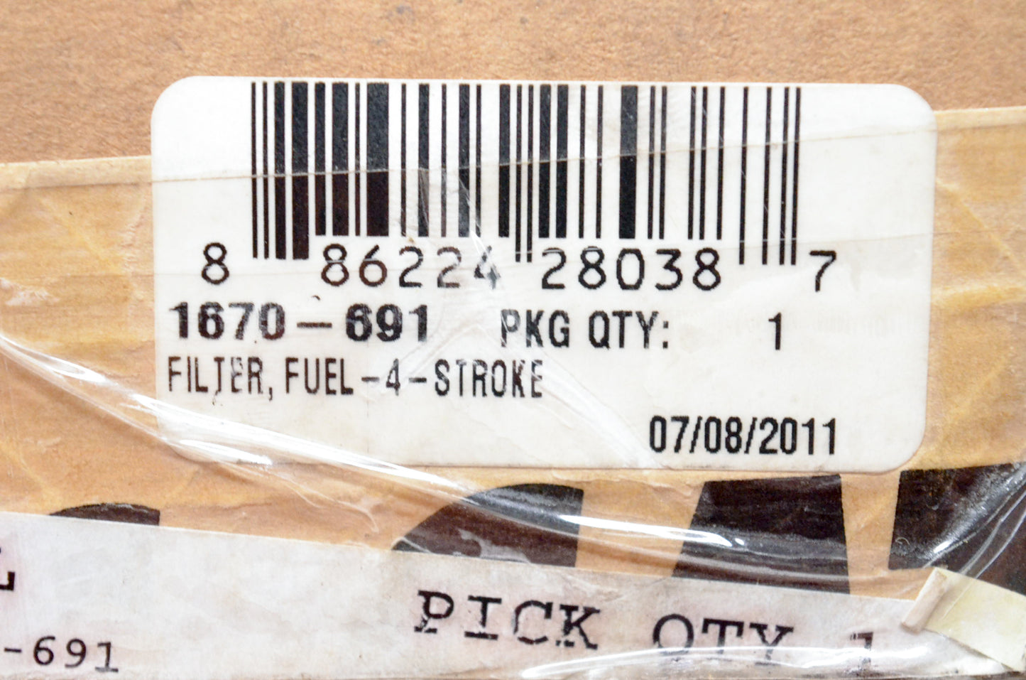 Arctic Cat 1670-691 4 Stroke Fuel Filter NOS