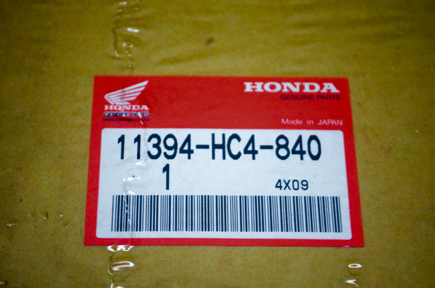 OEM Honda 11394-HC4-840 Clutch Cover Gasket NOS