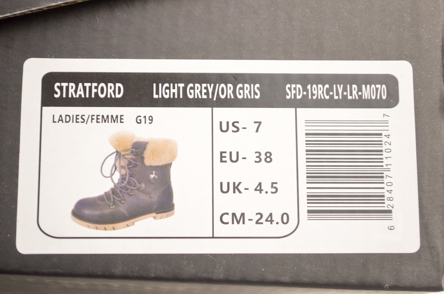 Royal Canadian SFD-19RC-LY-LR-M070 Women's Boots Size 7