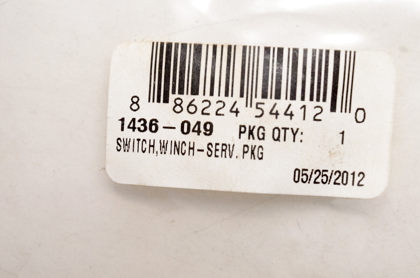 OEM Arctic Cat 1436-049 Winch Rocker Control Switch NOS