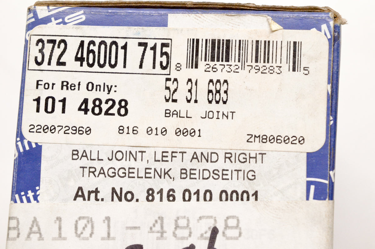 Meyle 52-31-683, 101 4828 Front Suspension Ball Joint NOS