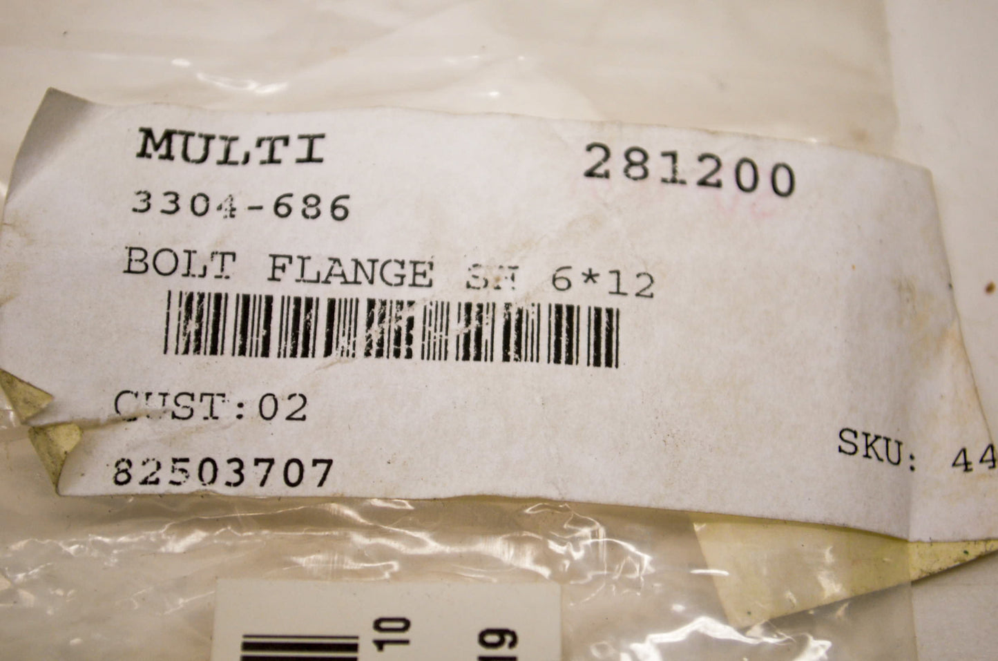 OEM Arctic Cat 3304-686 Bolt 6x12 Qty 2 NOS