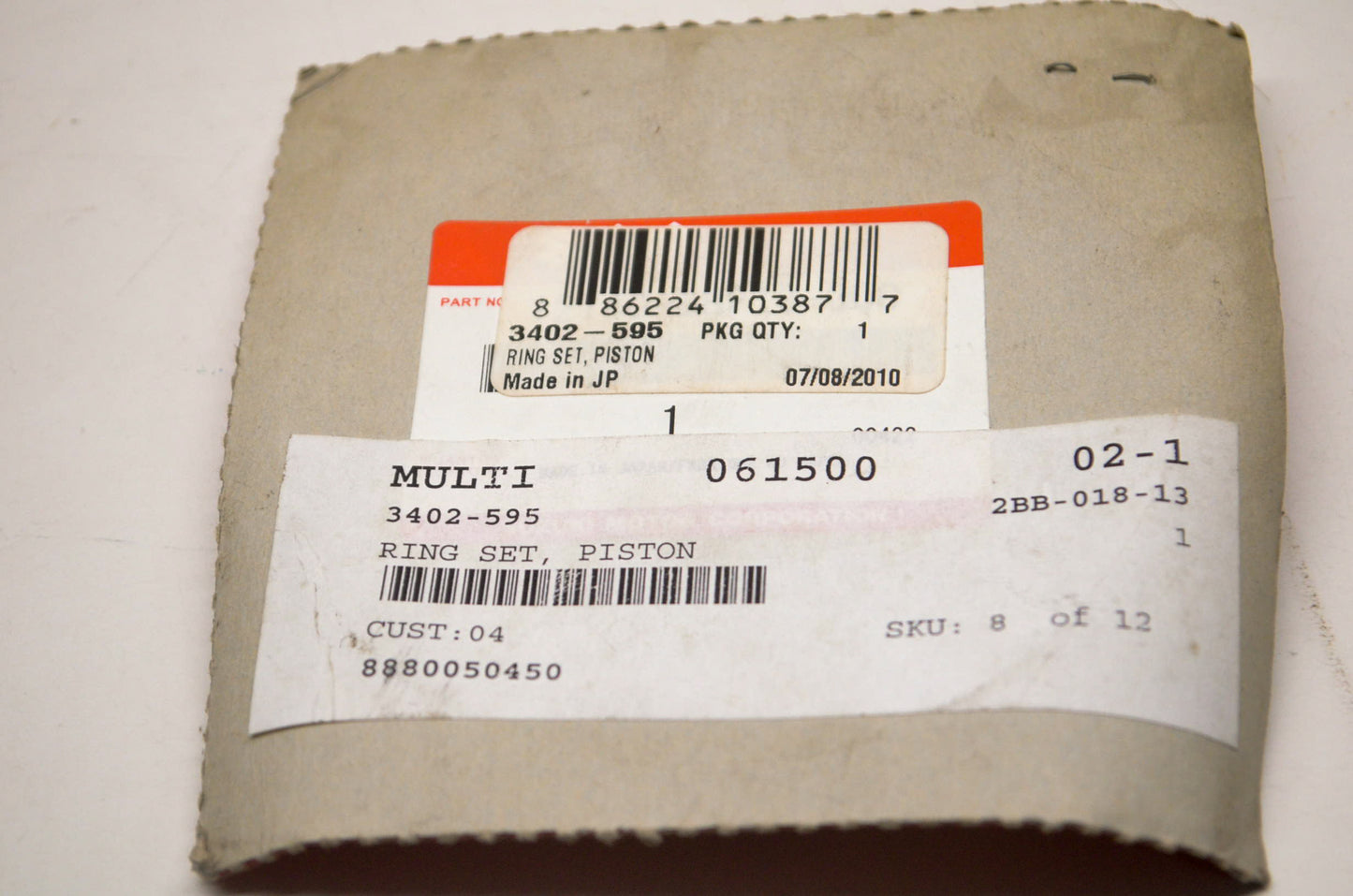 OEM Arctic Cat 3402-595 Piston Ring Set NOS