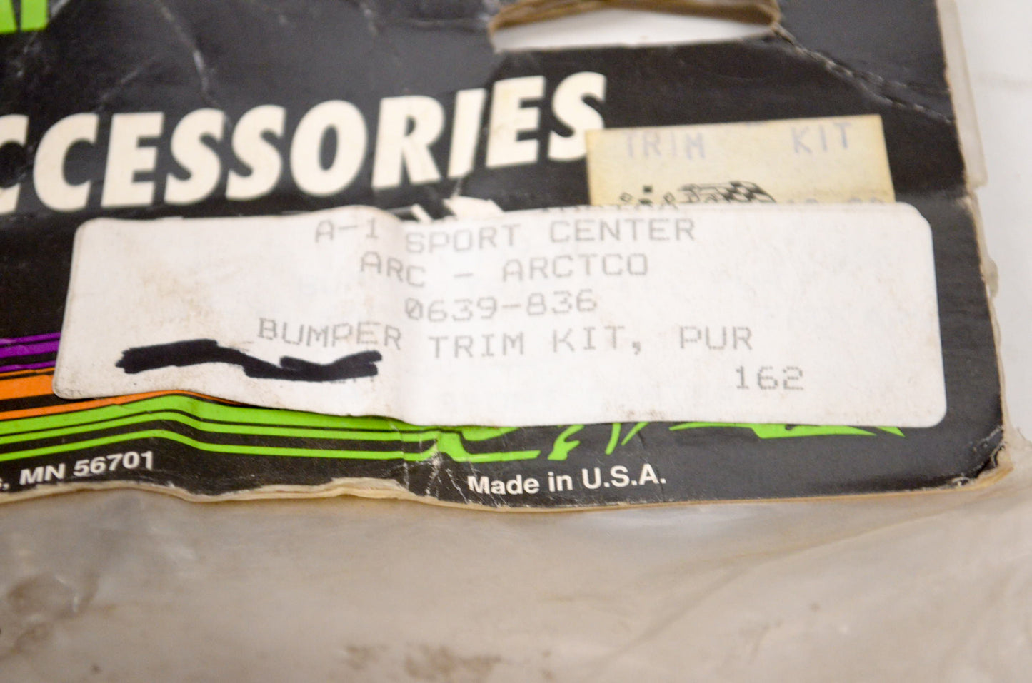 OEM Arctic Cat 0639-836 Bumper Trim Kit NOS