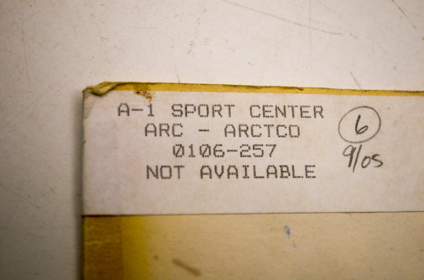 OEM Arctic Cat 0106-257 Decal NOS