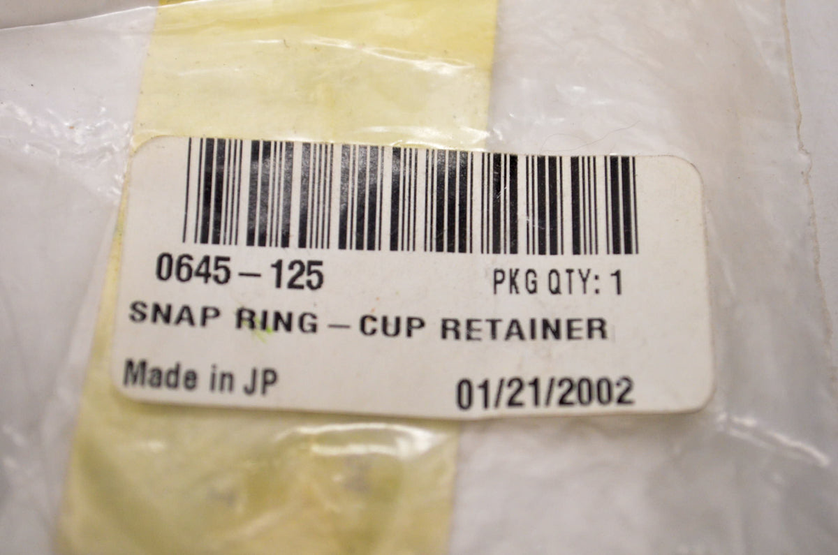 OEM Arctic Cat 0645-125 Snap Ring NOS