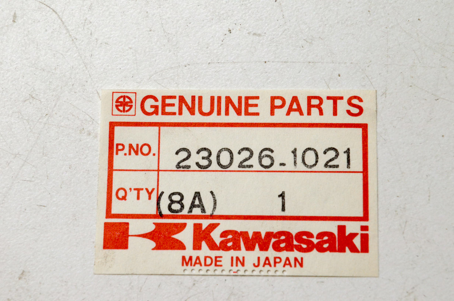 OEM Kawasaki 23026-1021 Tailight Lens NOS