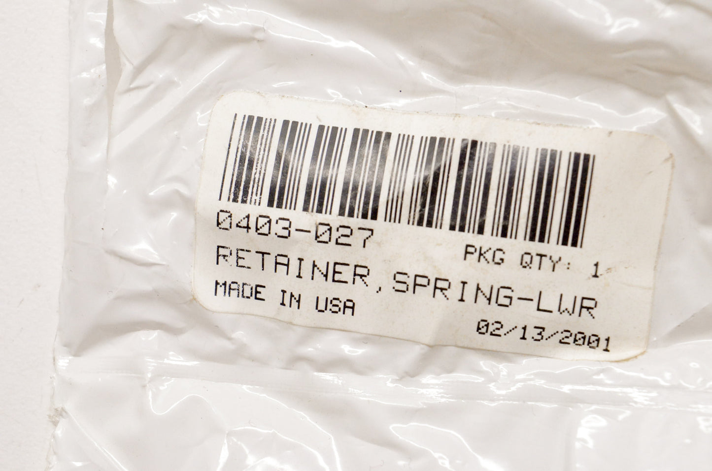 Arctic Cat 0403-027 Lower Spring Retainer NOS