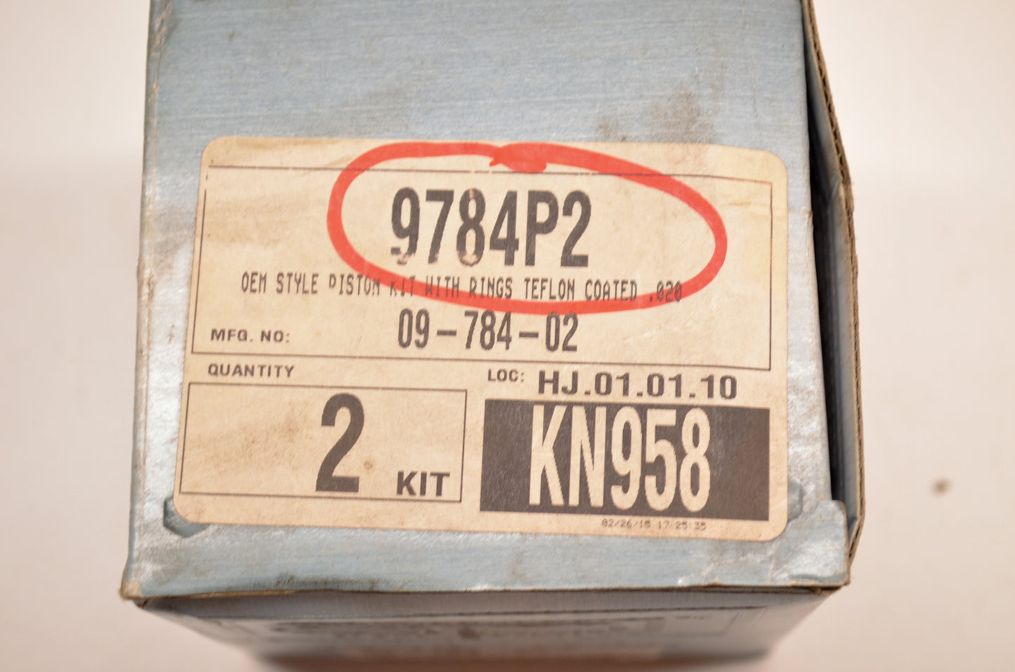 Sports Parts Inc. 9784P2 Piston Kit NOS