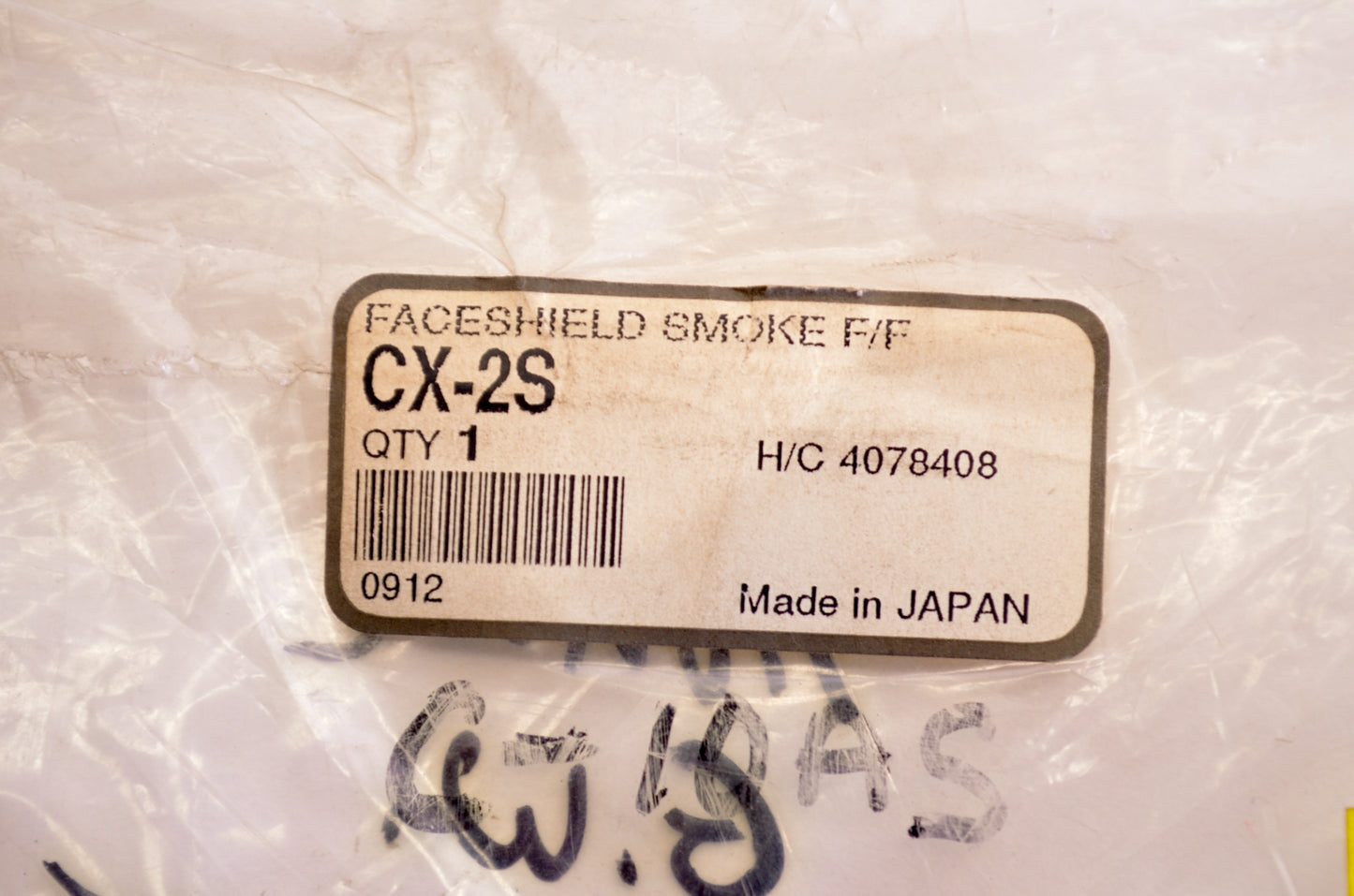 Shoei Cx-2S Helmet Shield Nos