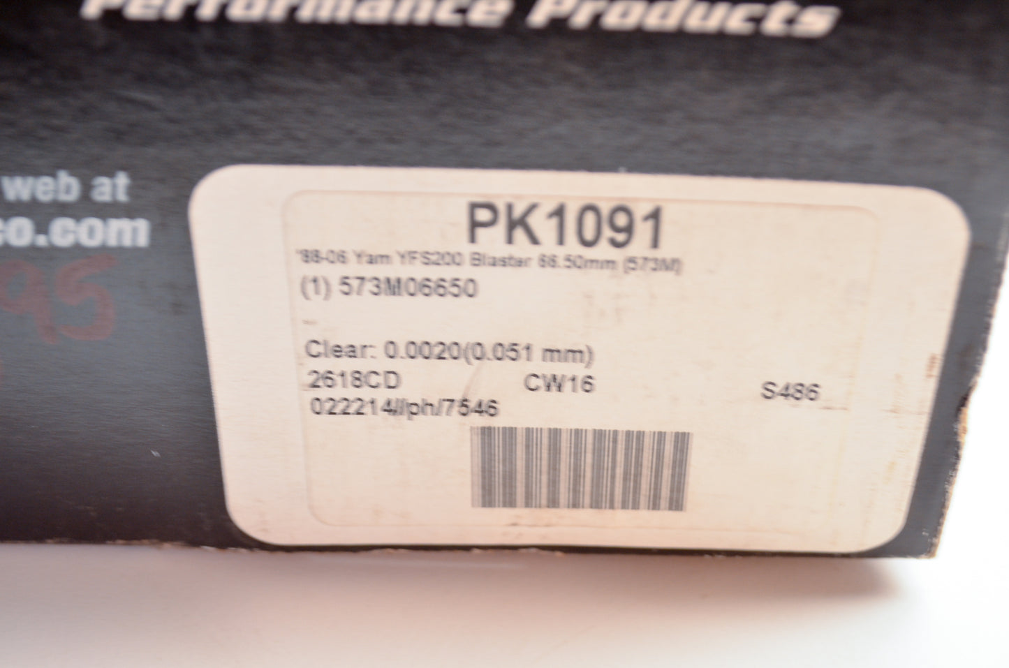 Wiseco Pk1091 Forged Piston Kit Nos