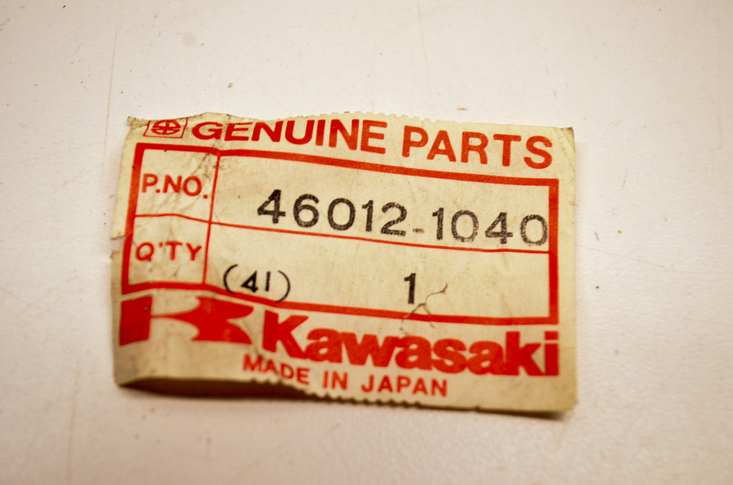 Oem Kawasaki 46012-1040 Handle Holder Nos