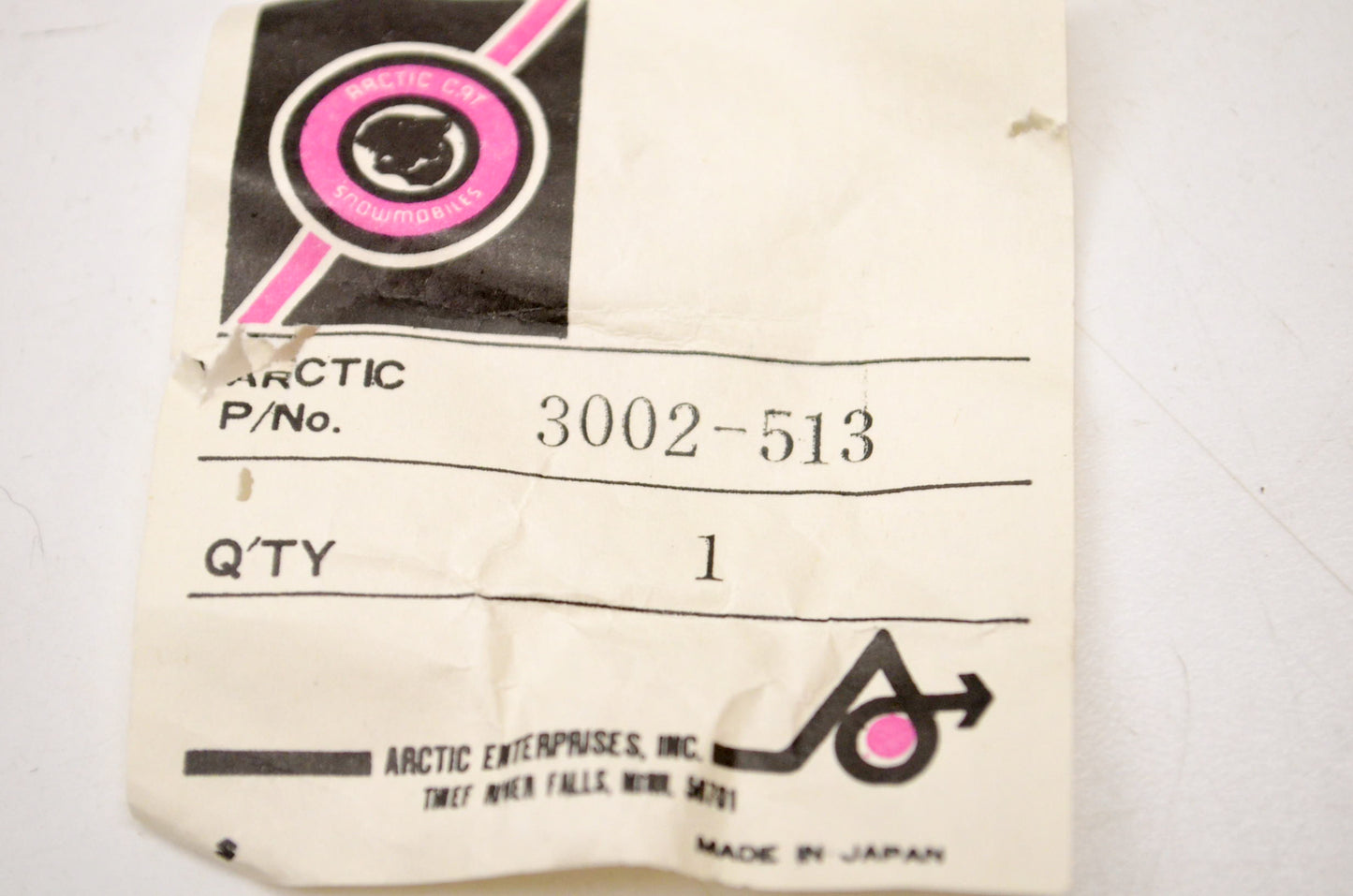 OEM Arctic Cat 3002-513 Throttle Cable Lever NOS