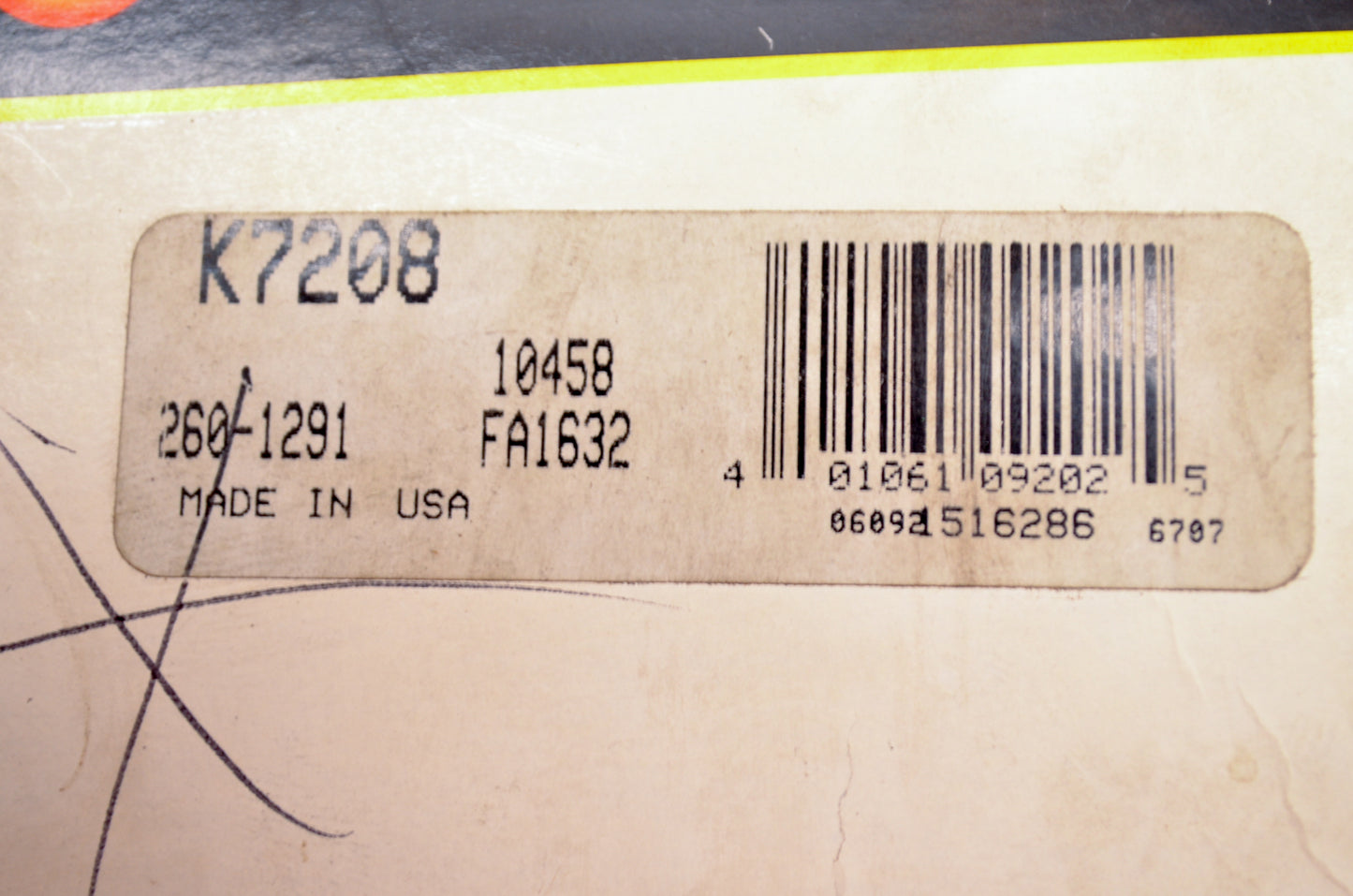 Parts Master K7208, 260-1291 Lower Ball Joint Kit NOS
