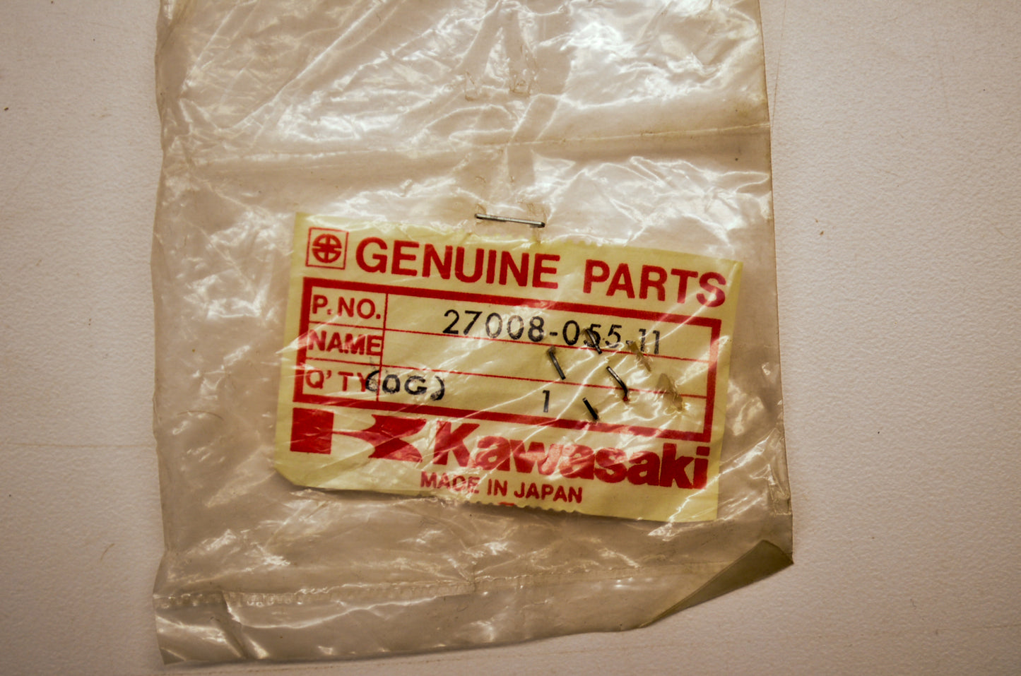 OEM Kawasaki 27008-055-11 Key Set Qty 2 NOS