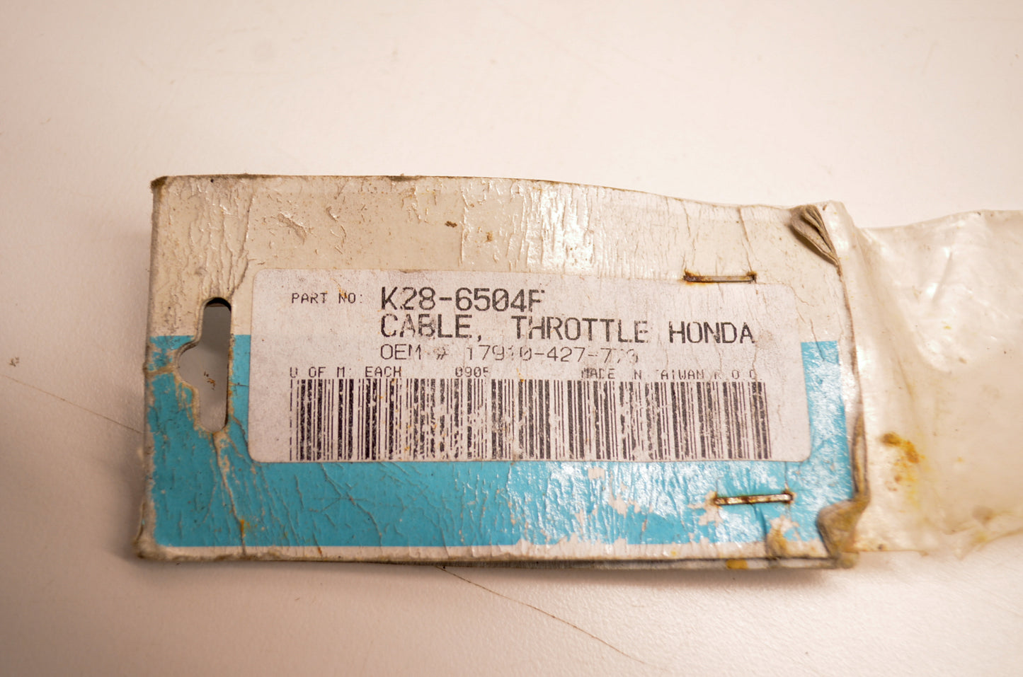 Parts Unlimited K28-6504F Throttle Cable NOS