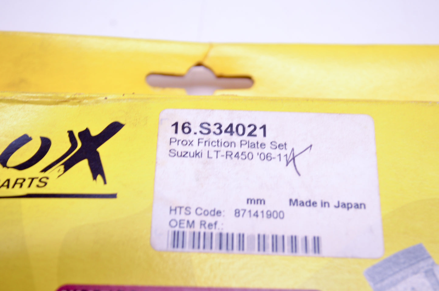 Prox S34021, XC34021 Friction Plate Set NOS