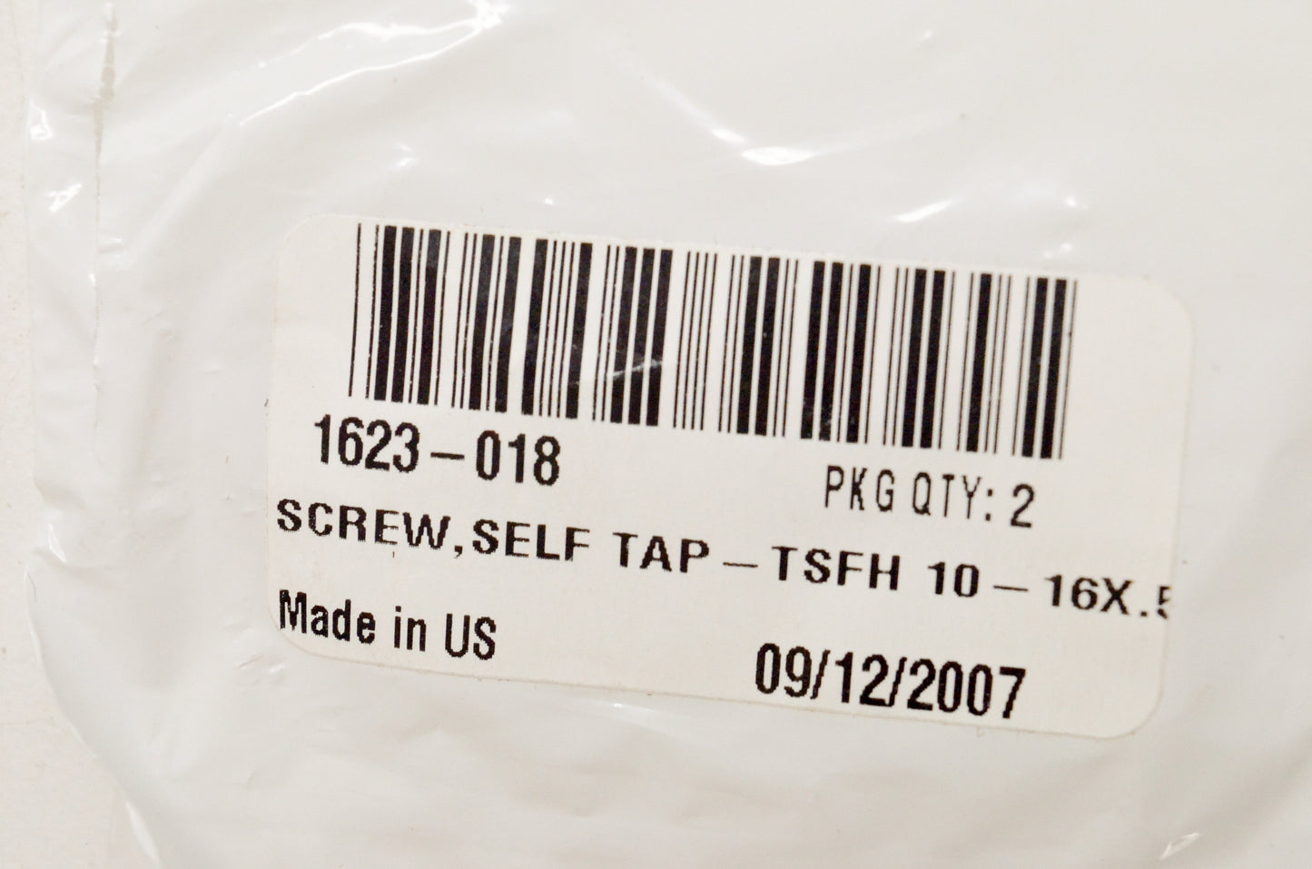 OEM Arctic Cat 1623-018 Self Tap Screw Qty 2 NOS