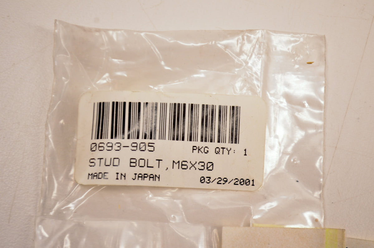OEM Arctic Cat 0693-905 Stud Bolt M6X30 NOS