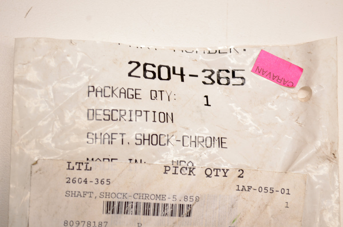 OEM Arctic Cat 2604-365 Chrome Shock Rod 5.858 NOS